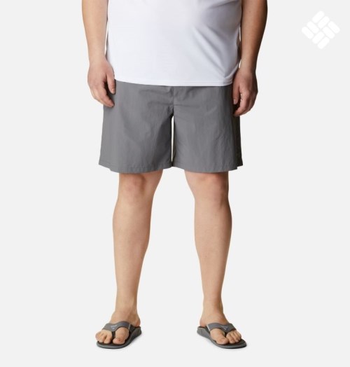 Columbia PFG Backcast III Vann Shorts Herre Grå | Plus Size 40215Z